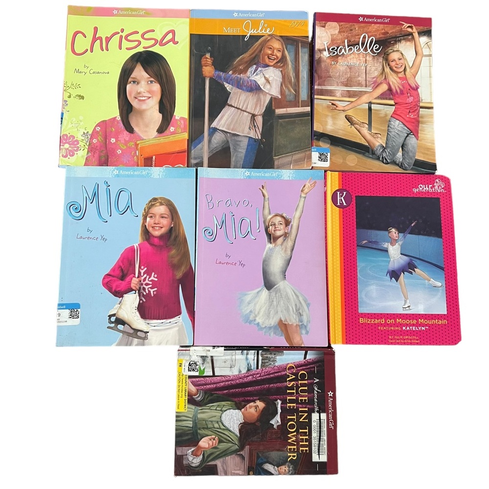 Lot of 7 American girl series books